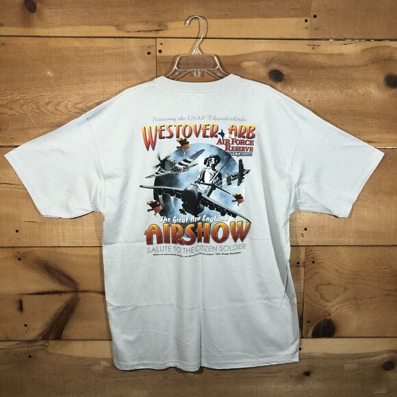 NEW Vintage Westover Air Force Base Air Show 2004 T-Shirt Mens Size XL C5-A - Picture 7 of 10